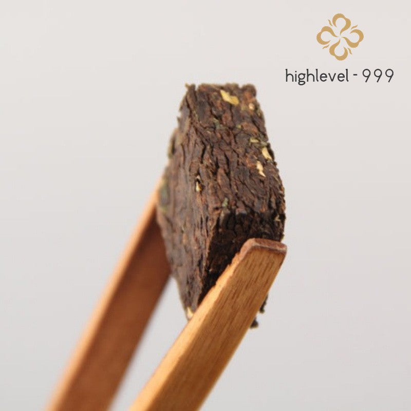 500g Early Spring Ripe Pu'er Square Brick Yunnan Sticky Rice Aroma Compressed