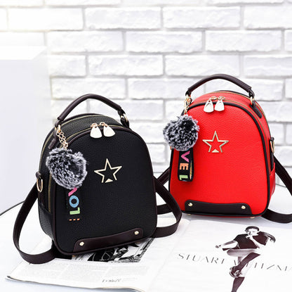 Fashion Women's PU Leather Backpack Bag Fashion Purse Cross Shoulder Travel Bag