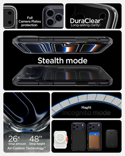 for Iphone 17 Pro Max Case, Ultra Hybrid T Magfit [Camera Control Button] [Compa