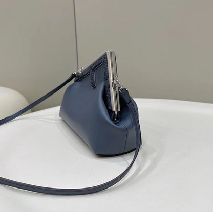 Genuine leather Snake Skin Pattern Asymmetric Elegant Handbag Hasp Single Strap