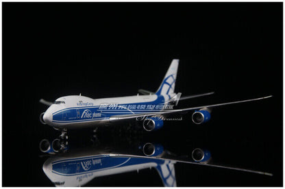 1:400 JC Wings AirBridgeCargo BOEING 747-8F Aircraft Diecast Airplane Model