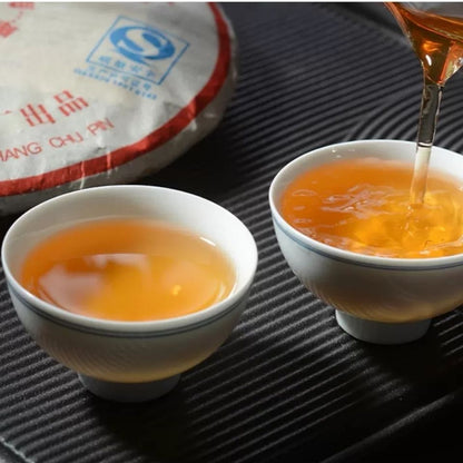 2007 Yunnan Meng Hai Qi Zi Bing Cha Classic FU HAI 7536 Puer Tea Pu'er Raw 357g
