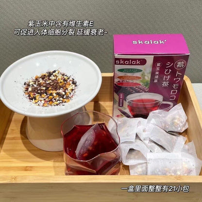skalak purple cornhusk tea vitamin e supplement tea wellness tea 100g