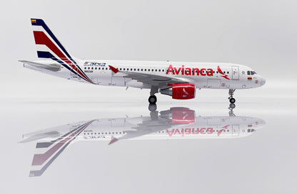 1:200 JC Wings Avianca AIRBUS A320 Passenger Airplane Diecast Aircraft Model