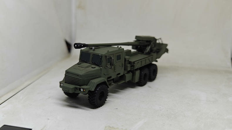3DPrinting1/72Ukraine 2S22 Bohdana Self-Propelled Howitzer Tank Finished Product
