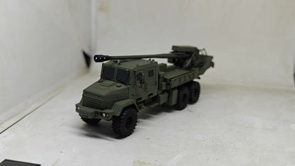 3DPrinting1/72Ukraine 2S22 Bohdana Self-Propelled Howitzer Tank Finished Product