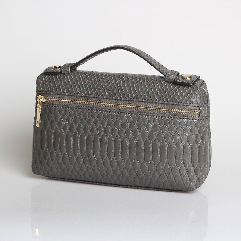 Pattern PU Leather Clutch Bag Women Trendy Make Up Handbag Purse Bag