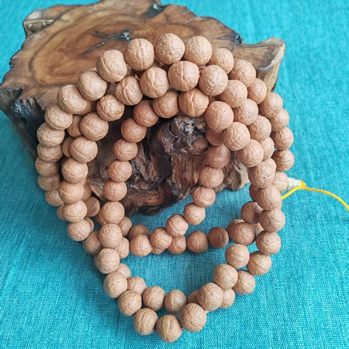 Natural 108 Bodhi Mala Japa Mala Nepal Tibet Buddha Om Yoga Blessing Necklace