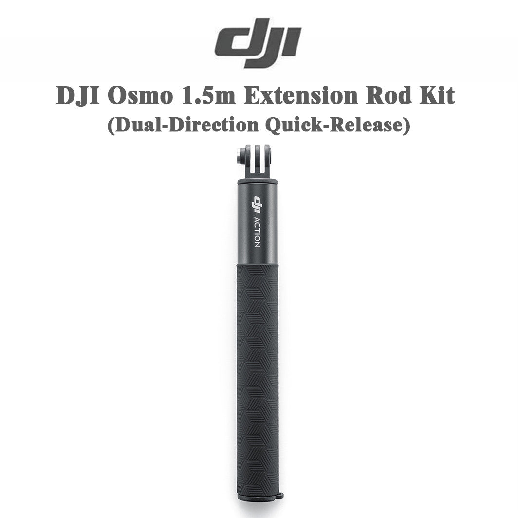 DJI Osmo 1.5m Extension Rod Kit (Dual-Direction Quick-Release) for Action 6/Nano