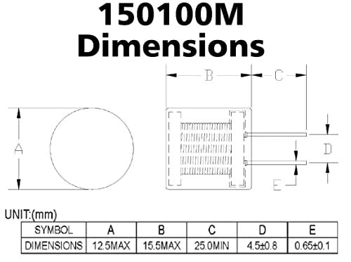 10 Pack 100 mH, 30 mA, 150 Ohms Encapsulated Radio Frequency Choke