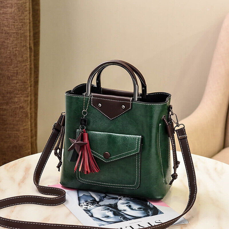 Women PU Leather HandbagBackpack Crossbody Shoulder Travel Bags Rucksack Satchel