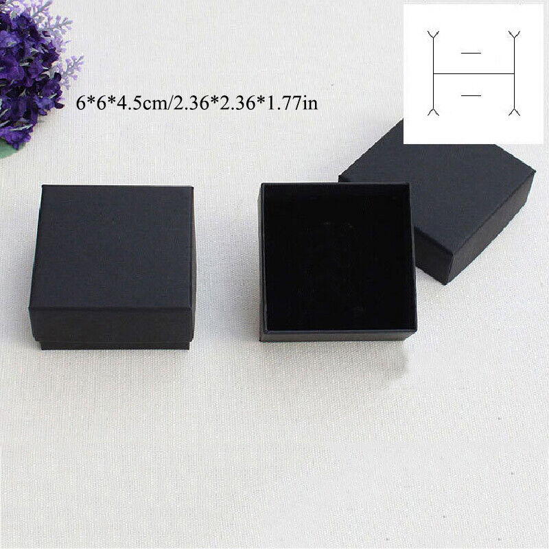 Fashion Ring Necklace Earring Bracelet Paper Bag Wedding Simple Jewelry Gift Box