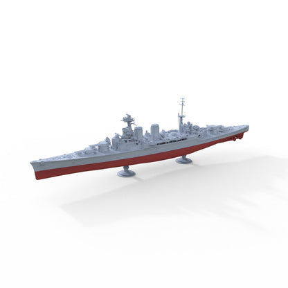 SSMODEL SSC2000708S 1/2000 Military Model Kit HMS Admira Hood 1941 Full Hull