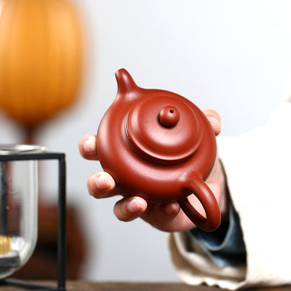 180ml True Yixing Zisha Tea Pot Dahongpao Clay Marked Original Ore Kungfu Teapot
