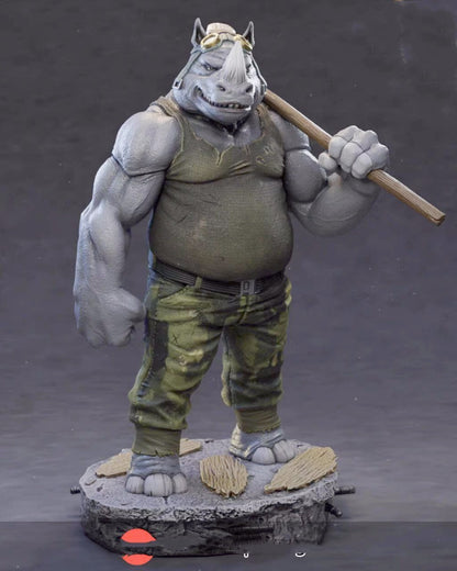 1/24 resin figure model Anime character Rhino Man Unassembled unpainted