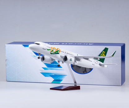 47CM 1:80 Spring Airlines AIRBUS A320neo Airplane Landing Gear Resin Model