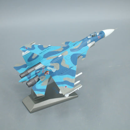 1:100 SU Carrier-based Fighter Jet Airplane Diecast Military Aircraft Model