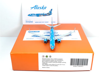 1:400 JC Wings ALASKA BOEING B737-800 Passenger Airplane Diecast Aircraft Model