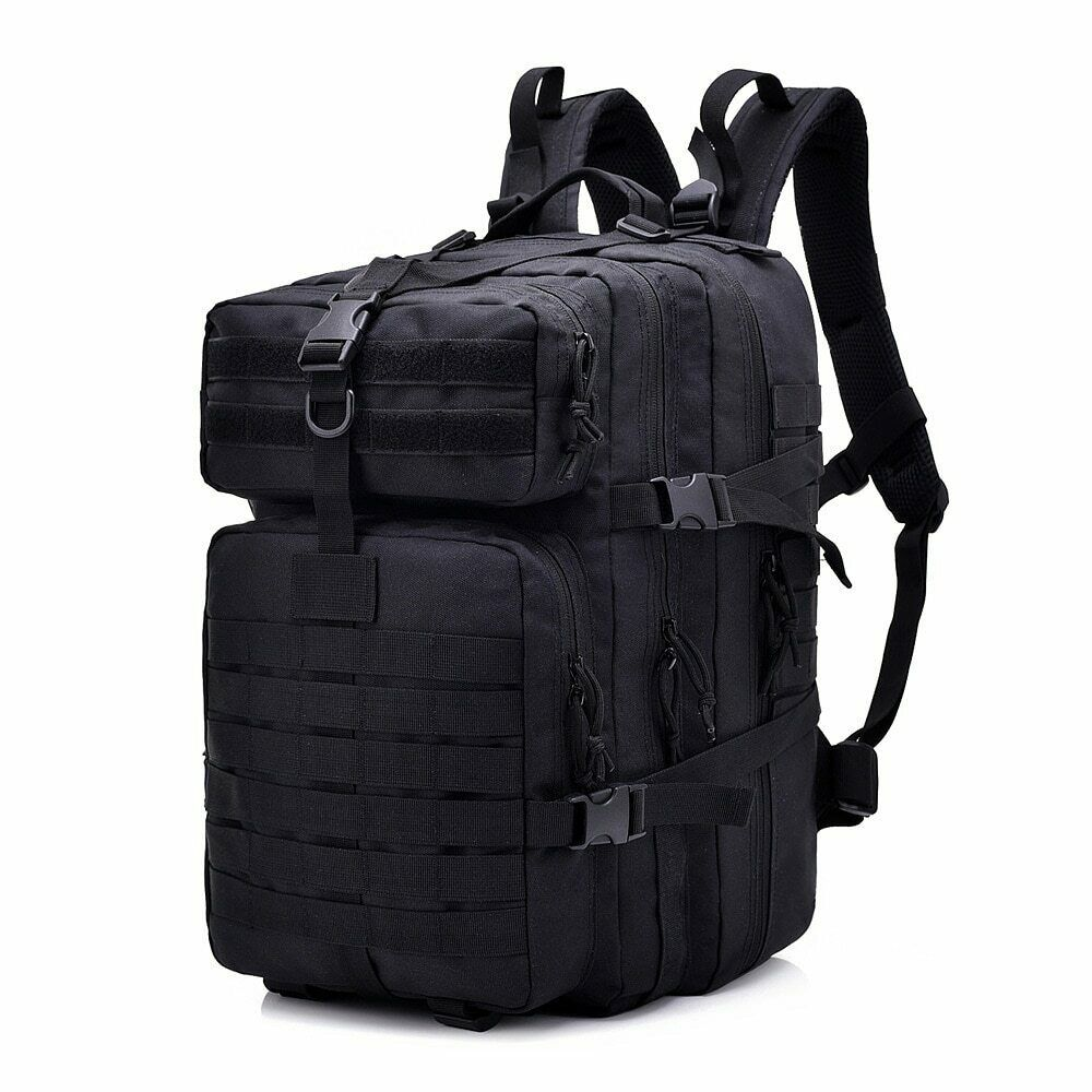 50L Tactical Bag Military Army Backpack Outdoor Multifunction Hiking Rucksack