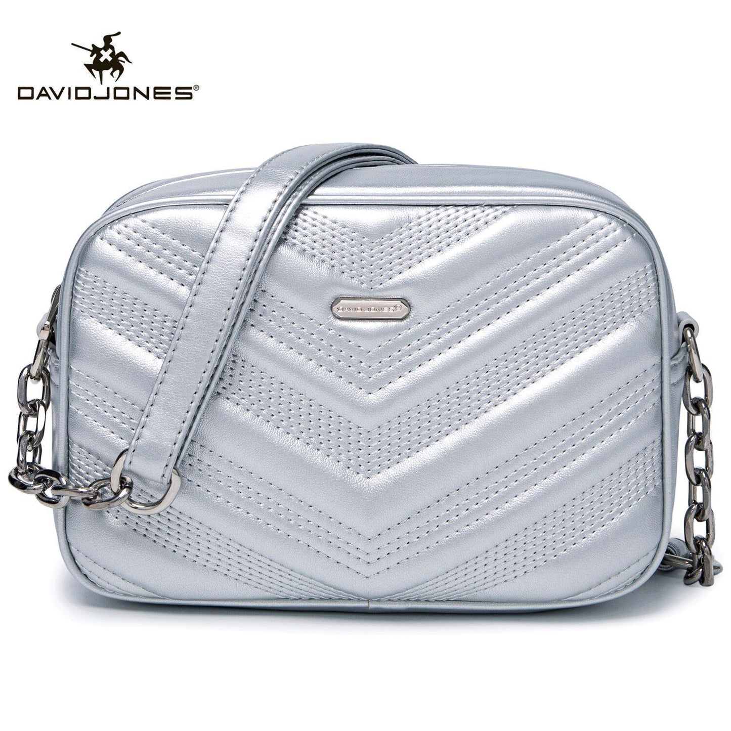 Retro Diagonal Straddle Bag Rectangle Artificial Leather Shoulder Bag 21*8*15 CM
