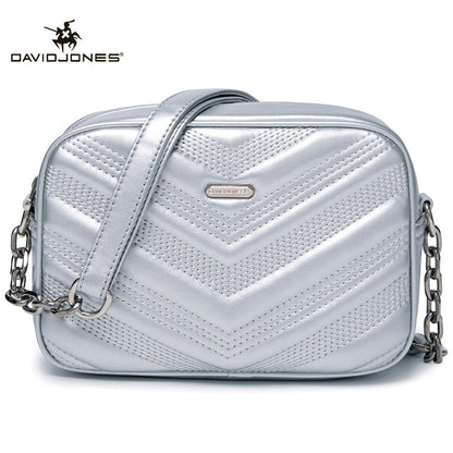 Retro Diagonal Straddle Bag Rectangle Artificial Leather Shoulder Bag 21*8*15 CM