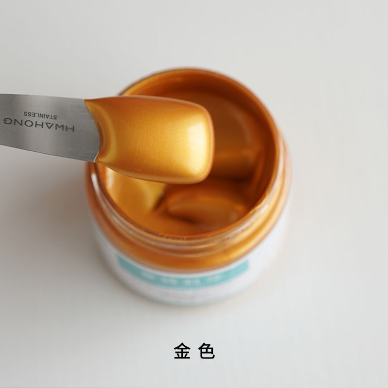 Acrylic Paint Metallic Waterproof Non-Fading Statue Candle Clothes Plaster Color