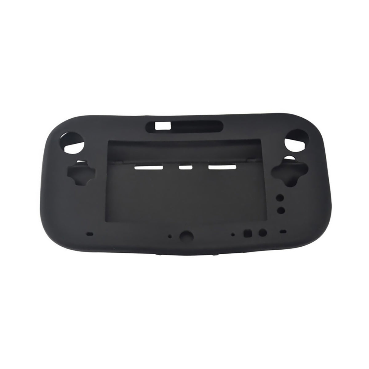 Black Silicone Cover Case Protective For Wii U Gamepad Wireless Controller bv