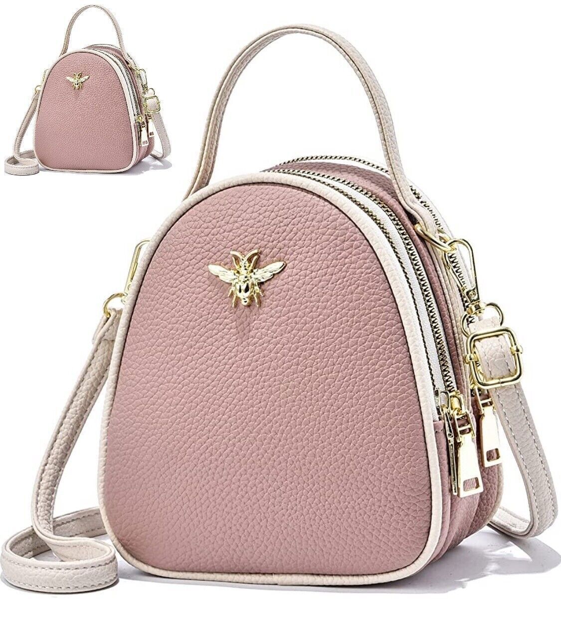Women Shell Handbag Shoulder Crossbody Bag PU Satchel Quilted Purse Tote Gift