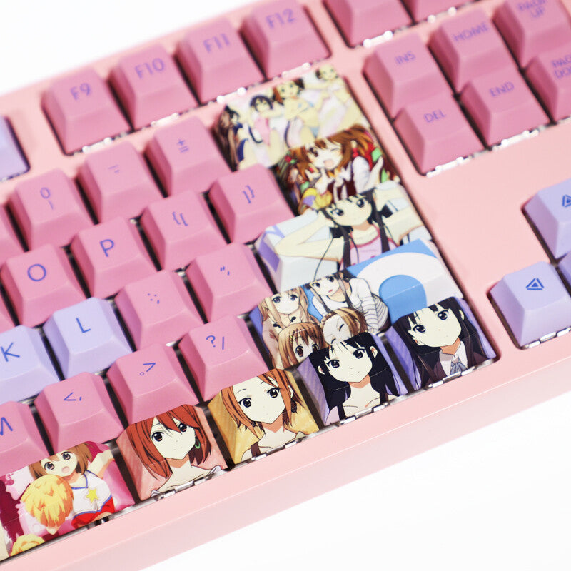 108 Keys PBT Keycap Set F/Mechanical Keyboard Fast Ship Stock Anime K-ON！