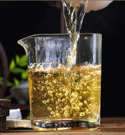 Old Mani Mini Pu'er Tea Yunnan Menghai Uncooked Puhe Sheng Mini Puhe Cake Tea-