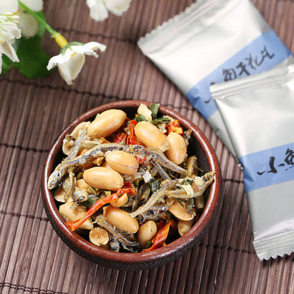 Taiwan Sheng Xiangzhen small fish dried peanuts 80g