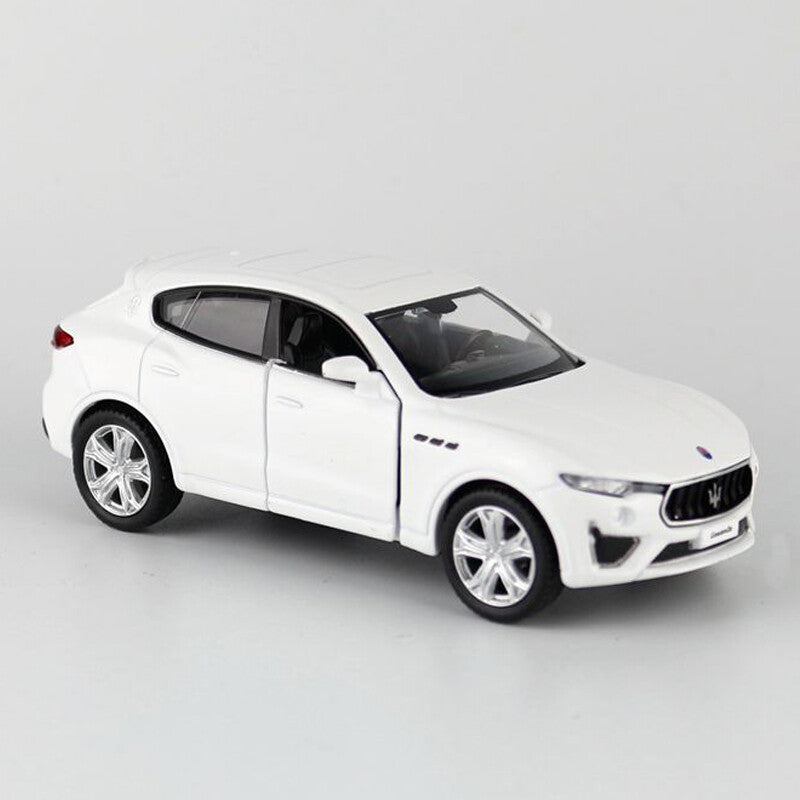 1:36 Maserati Levante GTS Model Car Diecast Toy Cars Gifts for Kids Boys White
