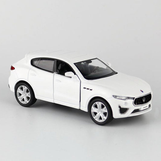 1:36 Maserati Levante GTS Model Car Diecast Toy Cars Gifts for Kids Boys White