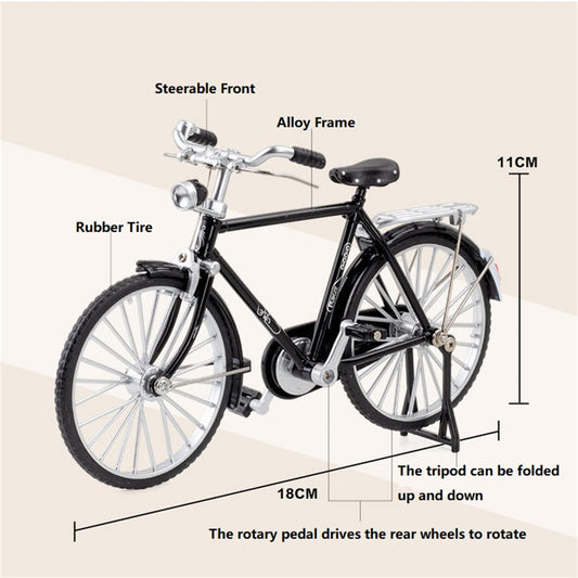 1:10 Miniature Alloy Bicycle Bike Alloy Model Bicycle Collection Ornament