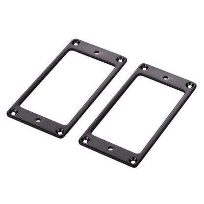 2 Pcs Iron Humbucker Pickup Mounting Ring With Srcews For Les Paul LP Parts