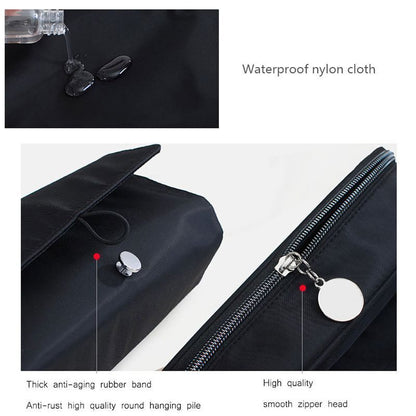 Makeup Bag Cosmetic Brush Travel Organizer Tools Rolling Bag Waterproof Nylon