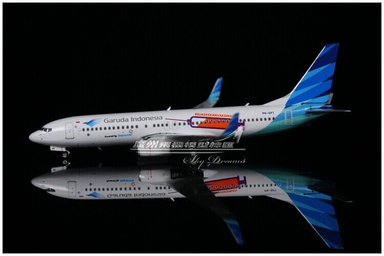 1:400 Phoenix Garuda Indonesia BOEING 737-800 Passenger Airplane Diecast Model