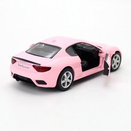 1:36 Maserati GranTurismo MC Model Car Diecast Toy Cars Door Open Kids Gift Pink