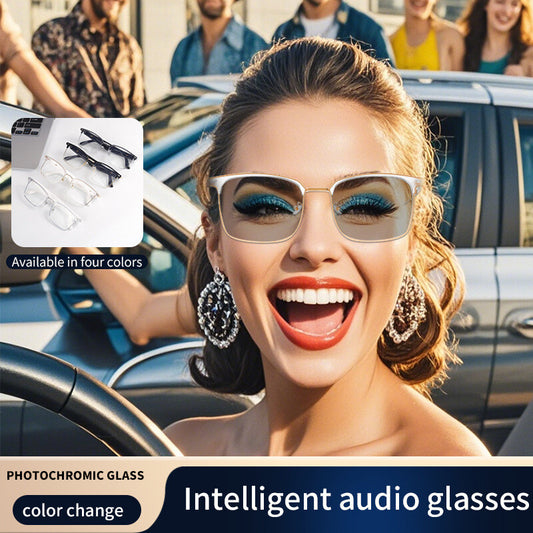 2024New fashion Bluetooth audio smart glasses Sunglasses Open earbuds 2 speakers