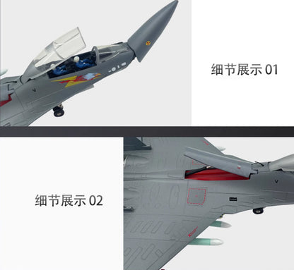 1:48 46CM China J-16 Fighter Jet Airplane Diecast Military Plane Aircraft Model