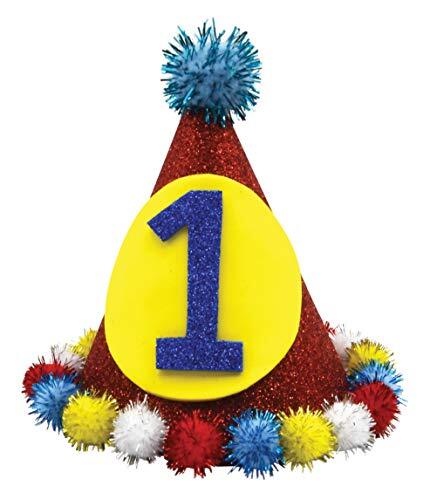 80 Pieces 1/2" Glitter Pom Poms for Crafting