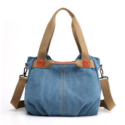 Canvas Hobos Bag Handbags Large Leisure Shoulder Bags for Travel Weekend Outdoor