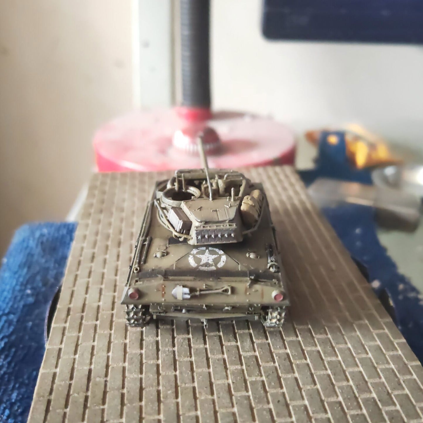 Homemade 1/72 WWII U.S. Hellcat Military Tank Destroyer Artifact Static Model
