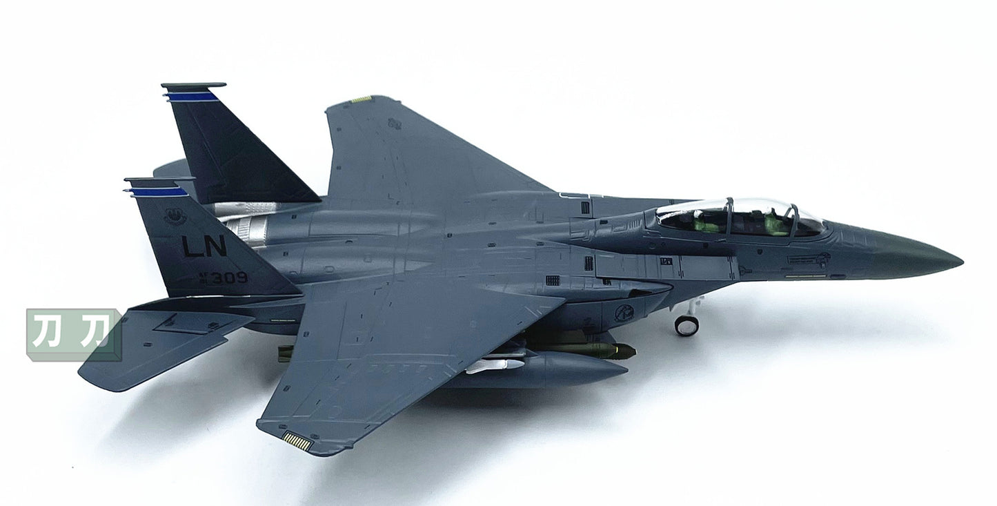 1:100 20CM AMER USA F-15E Fighter Plane Airplane Diecast Military Aircraft Model