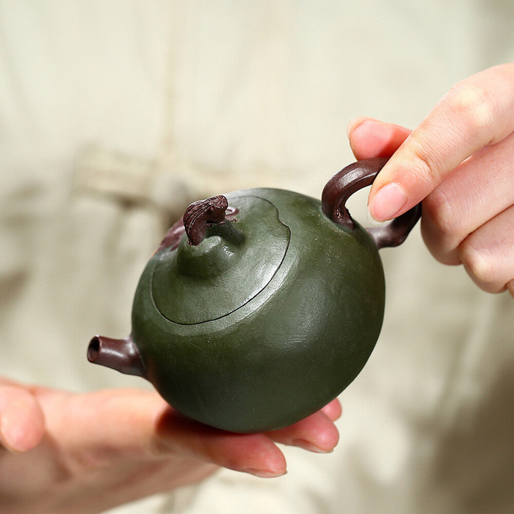Full Handmade Tea Pot Ball Shaped Infuser Holes Yixing Zisha Teteras Antiguas