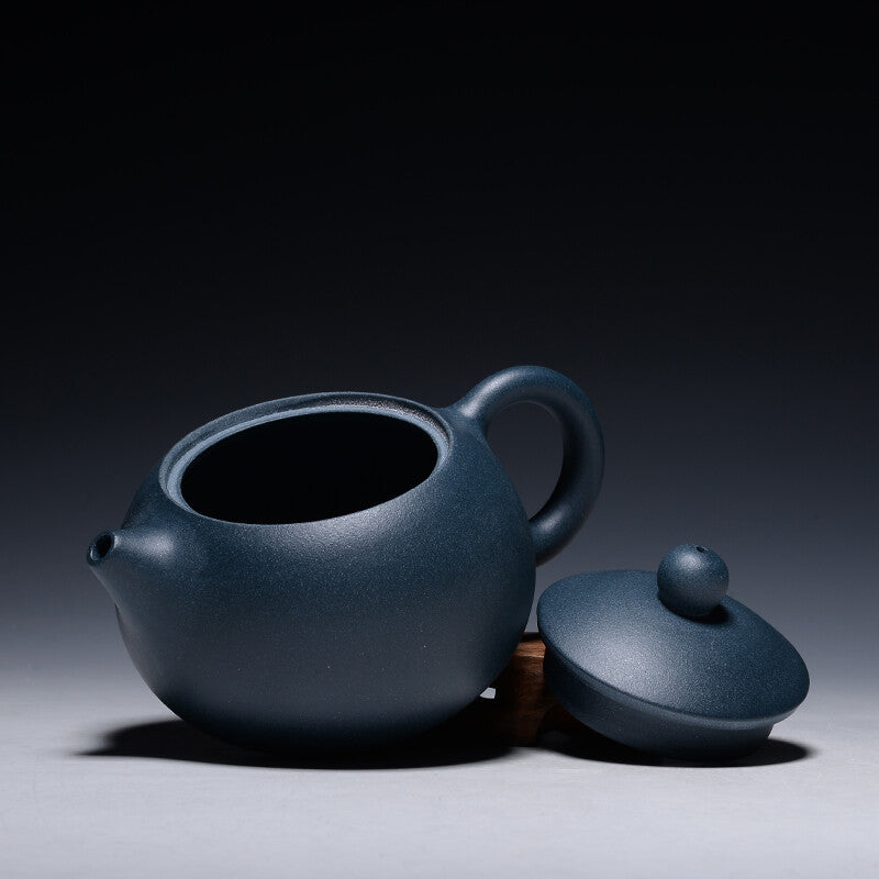 6oz Handmade Tea Pot Ball Shaped Infuser Holes Water Lock Yixing Zisha Xishi Pot