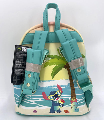 Disney Cosplay Mini Backpack Stitch Bag Loungefly Sandcastle Beach Surprise