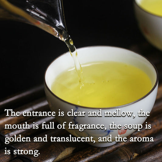 Milk oolong Loose Tea Leaves Oolong Tea the soup is golden and translucent