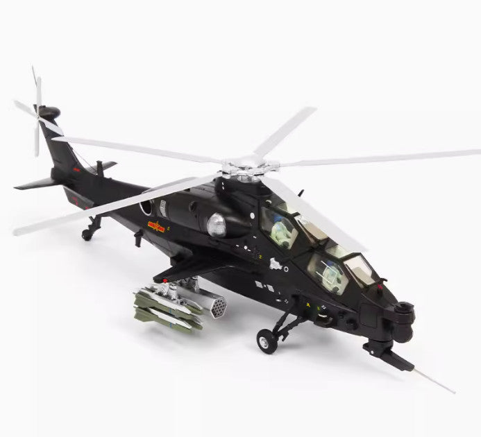 1:48 34CM Terebo China Armed Z-10 Helicopter Airplane Diecast Aircraft Model