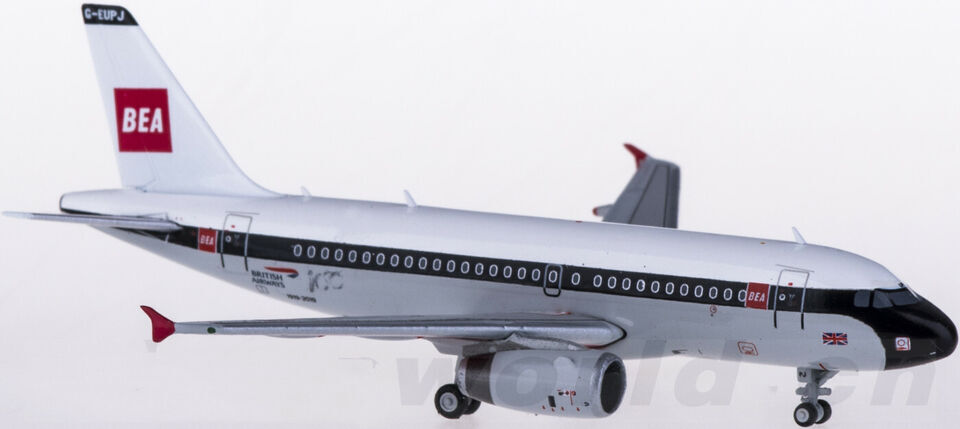 1:400 GeminiJets BEA British Airways AIRBUS A319 Passenger Plane Diecast Model